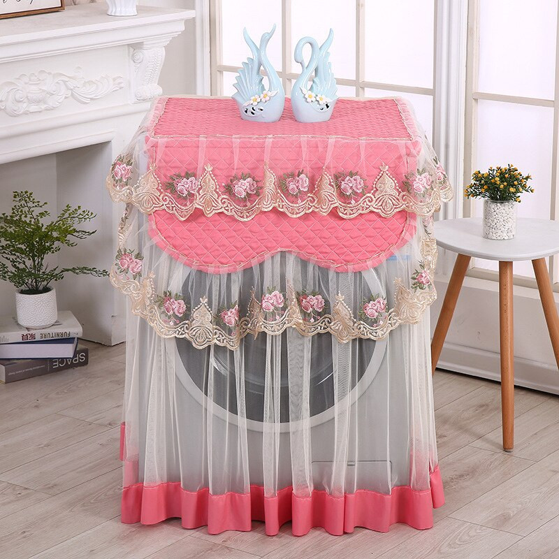 husa masina de spalat tambur dantela geanta de protectie solara rezistenta la praf pentru acoperire masina accesorii casei husa de praf