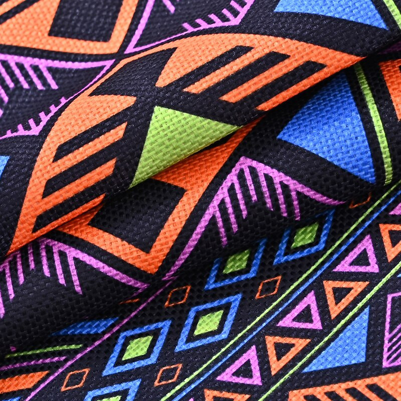 Bohémsky farebný geometrický potlačený prachový kryt, kryt práčky, chladničky, mriežka, kosoštvorcový prachový chránič, kryt mikrovlnnej rúry