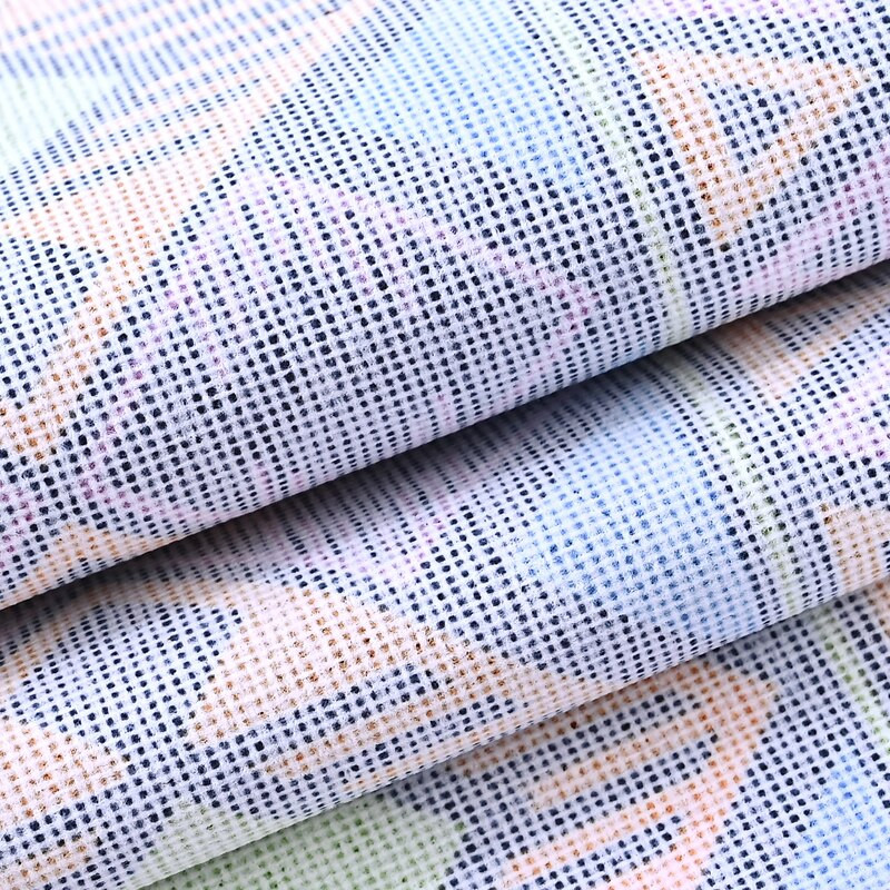 Bohémsky farebný geometrický potlačený prachový kryt, kryt práčky, chladničky, mriežka, kosoštvorcový prachový chránič, kryt mikrovlnnej rúry