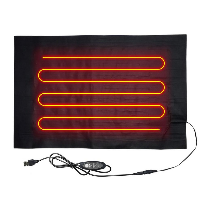 22x40cm/30X45cm 5V 2A USB grijač za kućne ljubimce Jastuk za grijanje Električni jastučić za grijanje Zimski topli tepih za životinje Grijač za kućne ljubimce Tepih