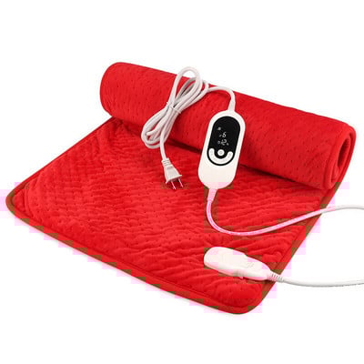 17 colių x 33 colių itin minkštas drėgno/sauso karščio terapijos elektrinis kaitinimo padas skausmui ir mėšlungiui su 6 temperatūros nustatymais