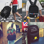 Pánsky textilný batoh s logom a zipsom