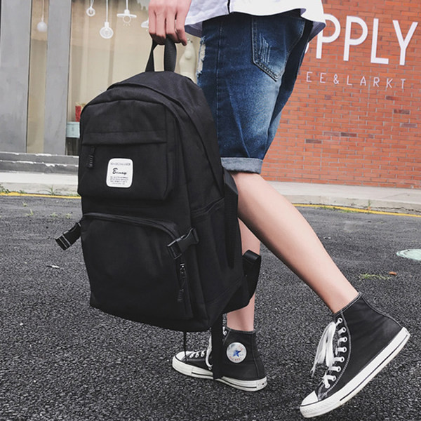 Pánsky textilný batoh s logom a zipsom