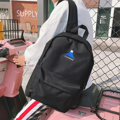 Ležerni muški platneni ruksak s džepom