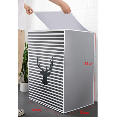 Kryt na práčku s vrchným/predným plnením, vodotesný kryt na bubon práčky, kryt na prach pre domácnosť