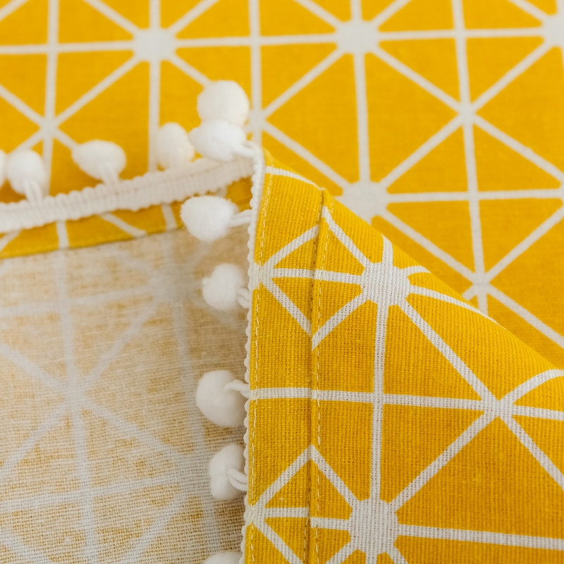 Geometrijska krpa za hladnjak s jednokrilnim vratima, navlaka za prašinu za hladnjak, pastoralni dvostruki otvoreni ručnik, navlaka za perilicu rublja, ručnik 1 kom.