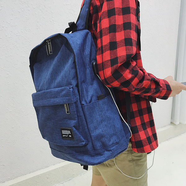 Textilný batoh s vreckom