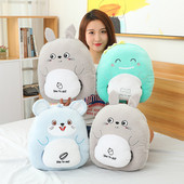 1vnt elektrinis šildomas pėdų šildytuvas animacinis filmas mielas šildomas šildomas žieminis pėdų batai, plaunami šildoma šlepetė, skirta namų kelionių biurui