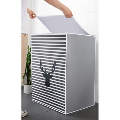 Priekšpuses iekraušanas veļas mazgājamās mašīnas vāks bungu veļas mašīnai Ūdensnecaurlaidīgs kastes putekļu vāks sadzīves automātiskajai veļas mašīnai