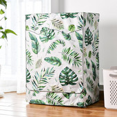 Vandeniui atsparus skalbimo mašinos dangtelis Namų poliesterio ritininis skalbinių sidabro danga dulkėms atsparus korpuso dangtelis