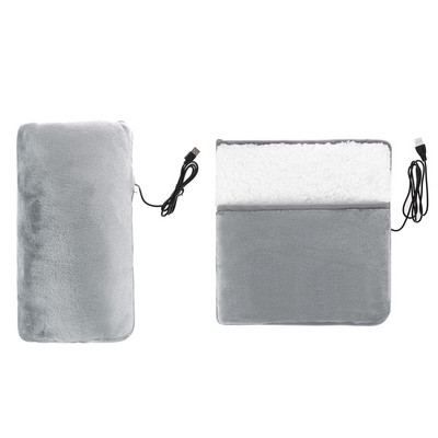 2kom grijača za ruke i noge USB električni grijač električni jastučić za grijanje stopala tople papuče zimska topla navlaka za noge grijanje stopala