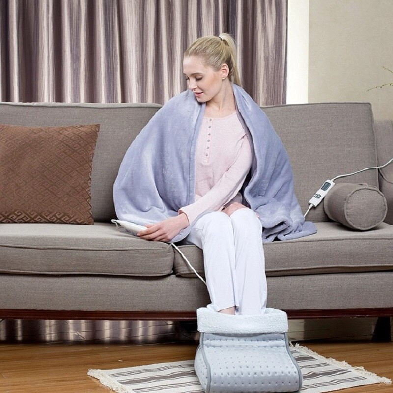 220V elektrická vyhrievacia podložka na nohy do zásuvky EU pre zimnú ohrievaciu podložku na nohy, mäkká umývateľná tepelná podložka na nohy, ohrievač domácnosti