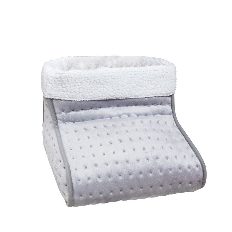 220V elektrická vyhrievacia podložka na nohy do zásuvky EU pre zimnú ohrievaciu podložku na nohy, mäkká umývateľná tepelná podložka na nohy, ohrievač domácnosti