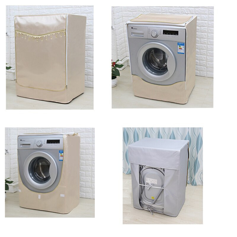 SRYSJS Zlatý kryt na práčku, vodotesný opaľovací krém, ochranný kryt na práčku, zahusťovací domáci kryt proti prachu