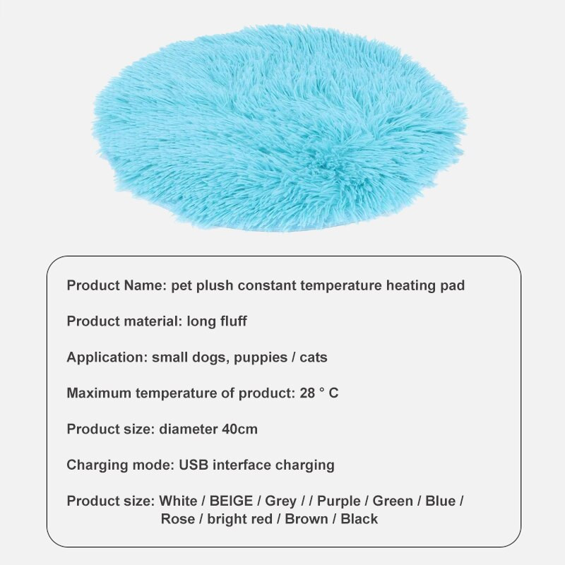 Fűtött szőnyeg Macska fűtőbetét macskáknak hőpárna kisállat Elektromos hőpárna takaró kiskutya nyuszi Usb melegítő ágyszőnyeg őszi téli párna