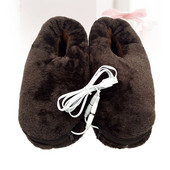 1 pár papúč, teplé vyhrievané papuče, USB papuče, USB vyhrievané papuče pre mužov a dievčatá