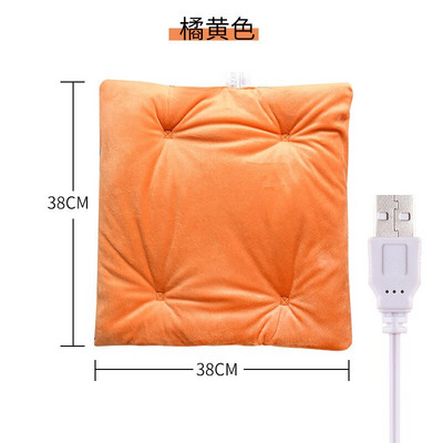 Električni grijaći jastuk USB Auto Dječji ljubimac Topla prostirka Zimska Višenamjenska toplija deka Grijana podloga za sjedalo Pribor za kućni ured