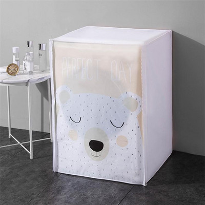 Kryt bubna práčky, prachový kryt, čisté puzdro na pranie, roztomilý kreslený kryt sušičky pre práčku, domáce potreby