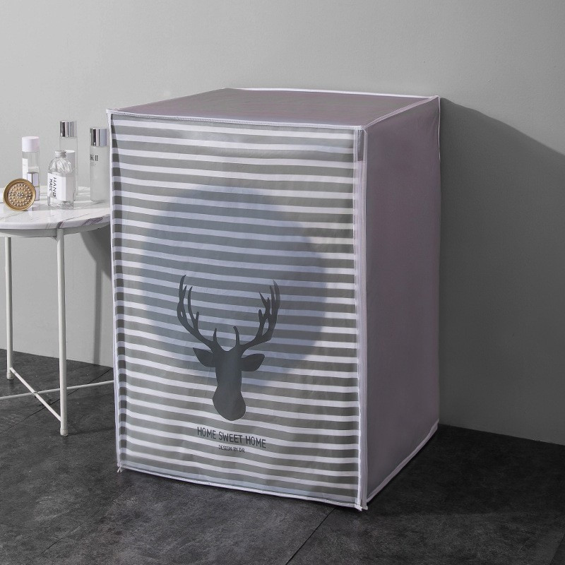 Kryt bubna práčky, prachový kryt, čisté puzdro na pranie, roztomilý kreslený kryt sušičky pre práčku, domáce potreby