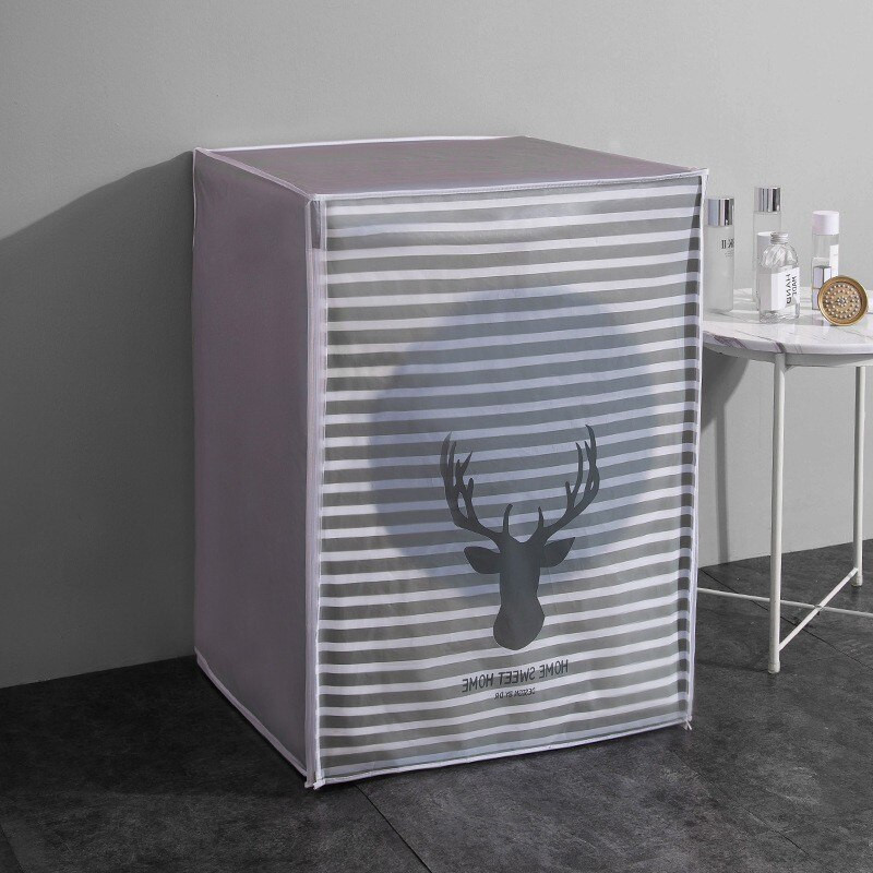 Kryt bubna práčky, prachový kryt, čisté puzdro na pranie, roztomilý kreslený kryt sušičky pre práčku, domáce potreby