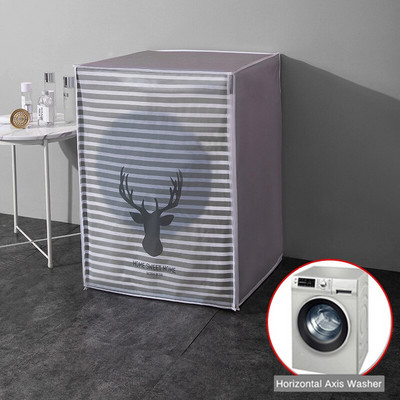 Kryt na práčku s predným plnením, opaľovací krém a vodotesný kryt z PEVA prachu pre sušičky domácich potrieb