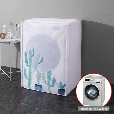 Kryt na práčku s predným plnením, opaľovací krém a vodotesný kryt z PEVA prachu pre sušičky domácich potrieb