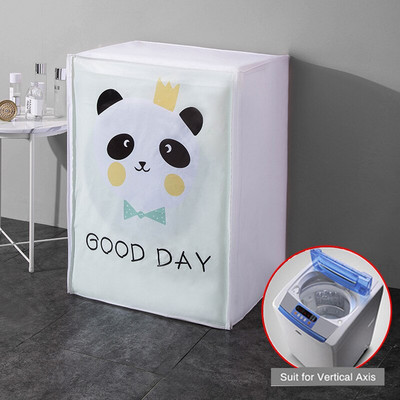 Kryt na práčku s predným plnením, opaľovací krém a vodotesný kryt z PEVA prachu pre sušičky domácich potrieb