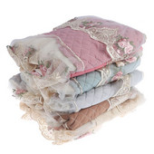 Odolný mäkký domáci čipkovaný kryt, ochranný predný kryt na práčku, čipkovaný volánikový kvetinový kryt na práčku