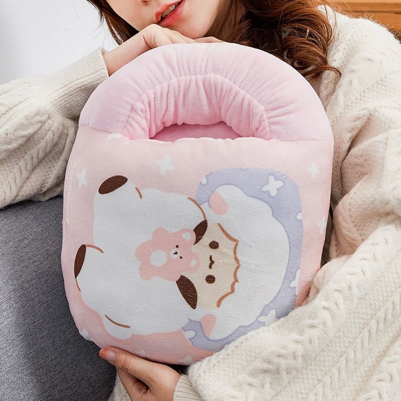 Elektromos fűtőcipők USB lábmelegítő Láz Tél Meleg Lábak Kezdőlap Szilárd színek utánzat Nyúlprém Mosható melegítő termékek