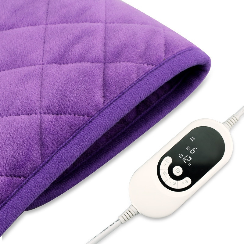 Veliki električni jastučić za grijanje za bolove u leđima i grčeve Jastučić za grijanje s opcijama terapije vlažnom i suhom toplinom EU/US/UK/AU utikač