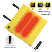 Grafen Film Baterie Power Bank Reîncărcabil Încălzit Covoraș pentru scaune termice Portabil pliat Tampă electrică de încălzire pentru camping în aer liber