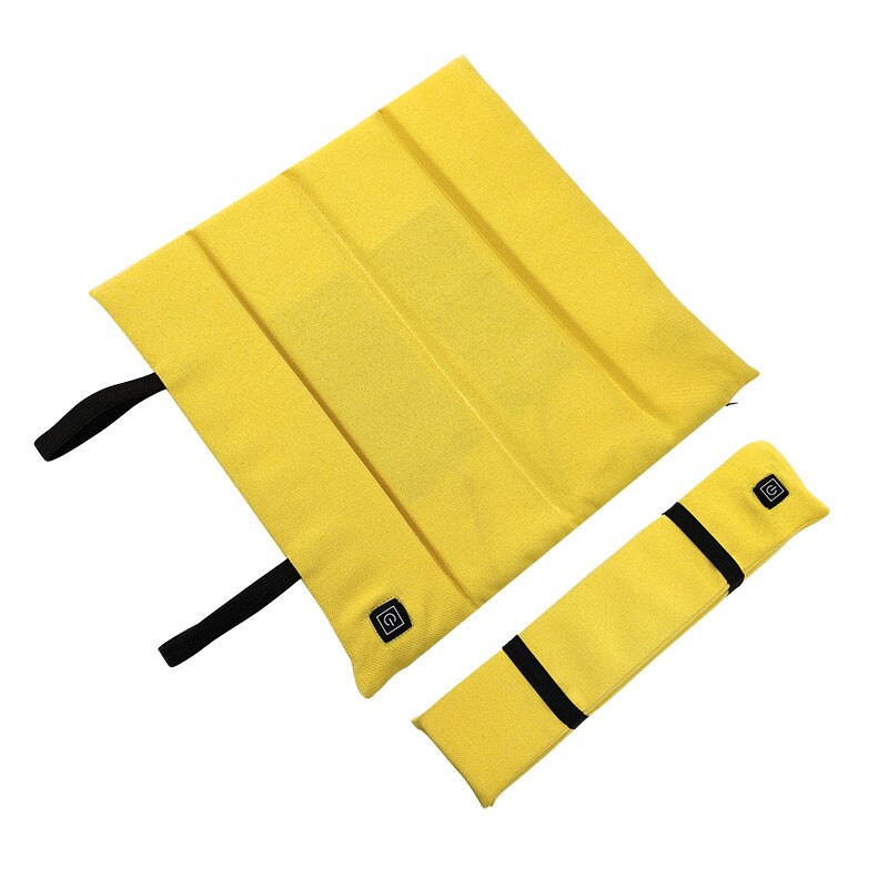 Grafen Film Baterie Power Bank Reîncărcabil Încălzit Covoraș pentru scaune termice Portabil pliat Tampă electrică de încălzire pentru camping în aer liber