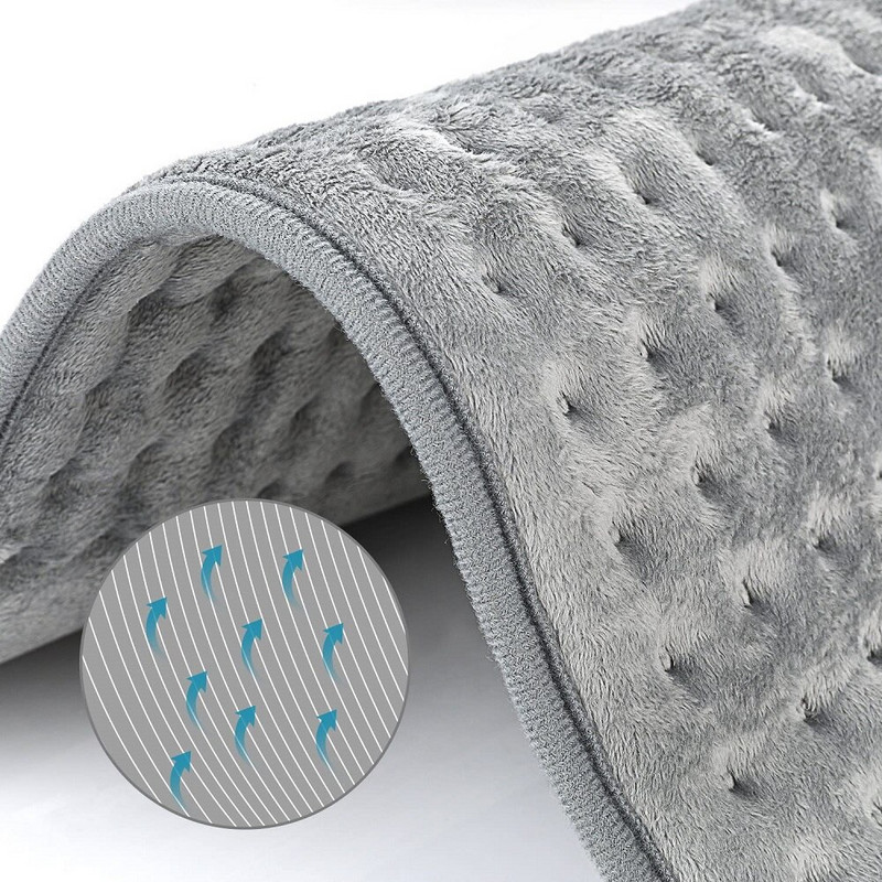 Extra veľká elektrická vyhrievaná hrejivá podložka 30x60CM na úľavu od menštruačných kŕčov, bolesti chrbta, zimná tepelná terapia