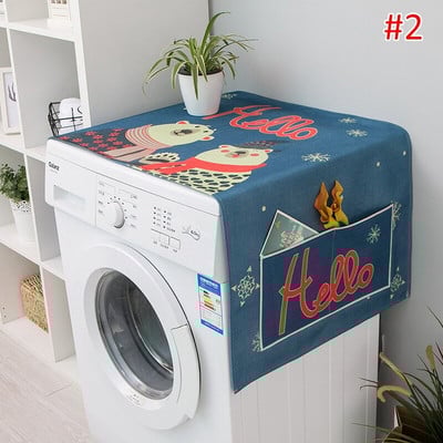Prachotesné kryty na práčku Odolné kryty na prach pre valcovú práčku, chladničku, nočný stolík, bytové dekorácie