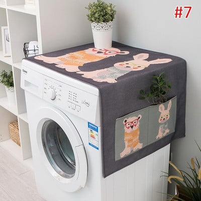 Prachotesné kryty na práčku Odolné kryty na prach pre valcovú práčku, chladničku, nočný stolík, bytové dekorácie