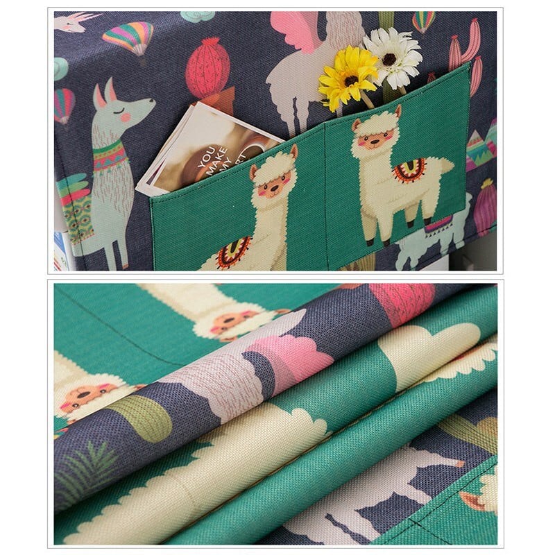 Prachotesné kryty na práčku Odolné kryty na prach pre valcovú práčku, chladničku, nočný stolík, bytové dekorácie