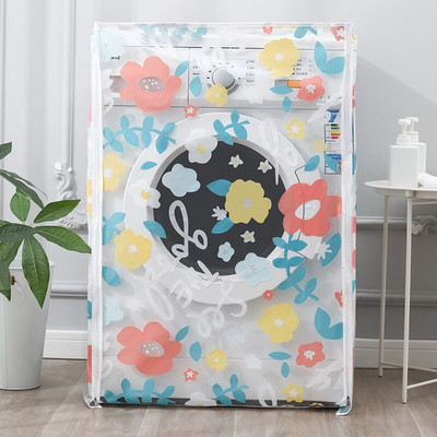 Printed Dust Cloth Home Decoration High Permeability Printing Waterproof Washing Machine Cover Dustproof And Sunscreen Houseware