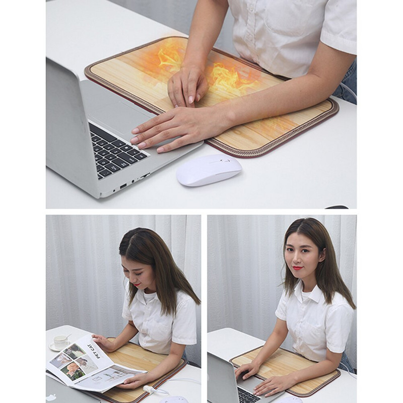 50x30 cm elektrinis šildomas pėdų kilimėlis žiemai Šildomas grindis šildomas grindis kilimas pėdų šildytuvas termostatas namų biuro šildymo reikmenys