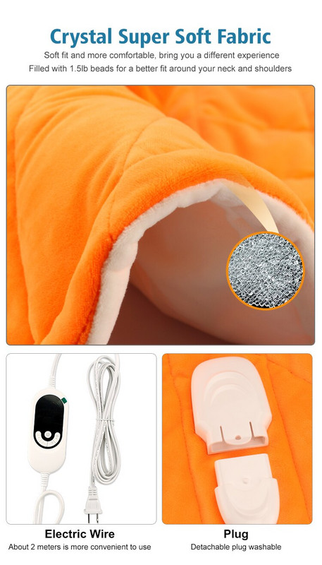 2022-ben népszerű gravitációs kendő, meleg téli, többfunkciós nyak- és vállmelegítő párna