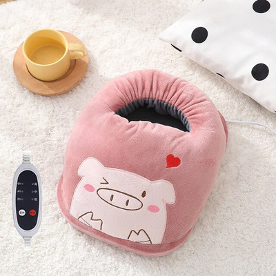 Elektrinis šildomas pėdų šildytuvas pėdų šildomas kilimėlis batų šildytuvas šildymo kilimėlis moteriškas šildytuvas sušildykite žiemos pėdų šildytuvą