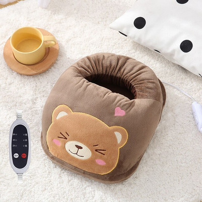 Elektrinis šildomas pėdų šildytuvas pėdų šildomas kilimėlis batų šildytuvas šildymo kilimėlis moteriškas šildytuvas sušildykite žiemos pėdų šildytuvą