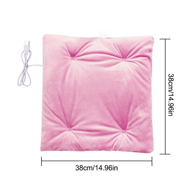 Električni grijaći jastuk u 4 boje, USB grijač za uredsku stolicu za jesen i zimu održava toplinu