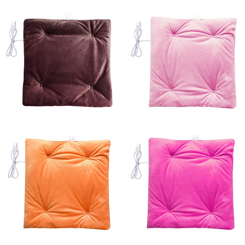 Električni grijaći jastuk u 4 boje, USB grijač za uredsku stolicu za jesen i zimu održava toplinu