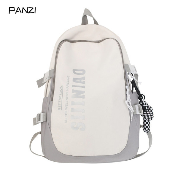 Didelė, kelių spalvų tekstilinė kuprinė vyrams