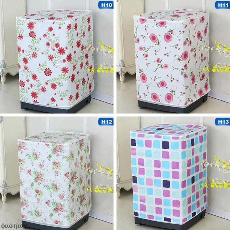 Prachotesný kryt na práčku do domácnosti, vodotesné puzdro, ochranný kryt na práčku v kúpeľni, opaľovací krém, domáci organizér