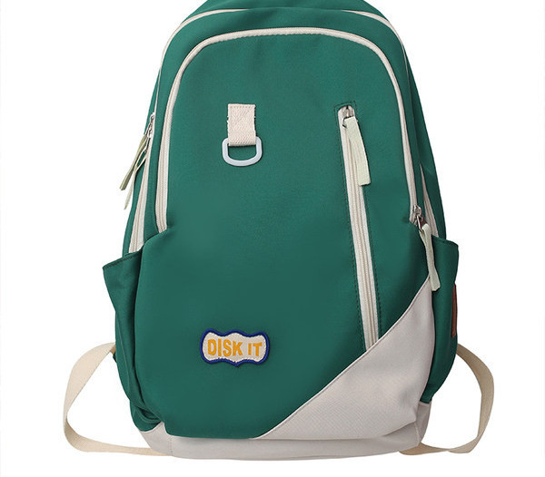 Rucsac casual bărbătesc - cu inscripție și breloc