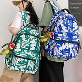 Veľký textilný batoh so vzorom - unisex model