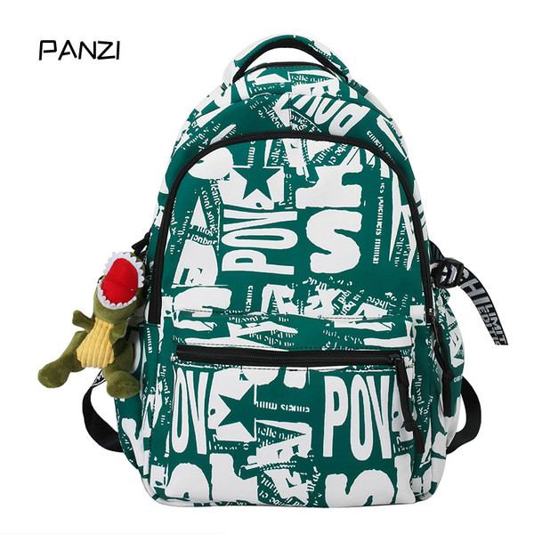 Veľký textilný batoh so vzorom - unisex model