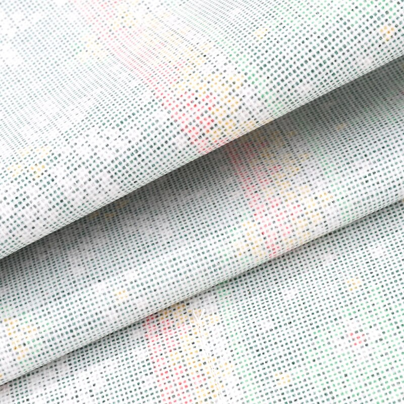 Zelený vianočný stromček, kryt na prach, kryt na práčku, chladničku, jeleň, ľanový chránič proti prachu, kryt na mikrovlnnú rúru.