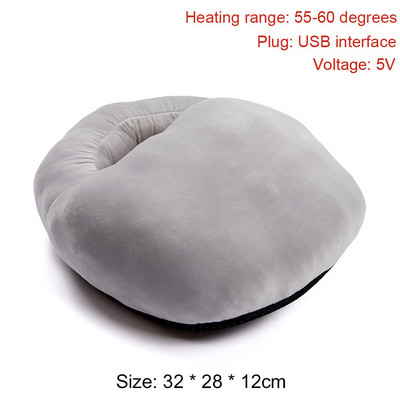 Vyhrievaný elektrický ohrievač nôh, masážny prístroj, umývateľný ohrievací vankúš s nastaveniami teploty, nabíjanie cez USB, úsporný ohrievač nôh